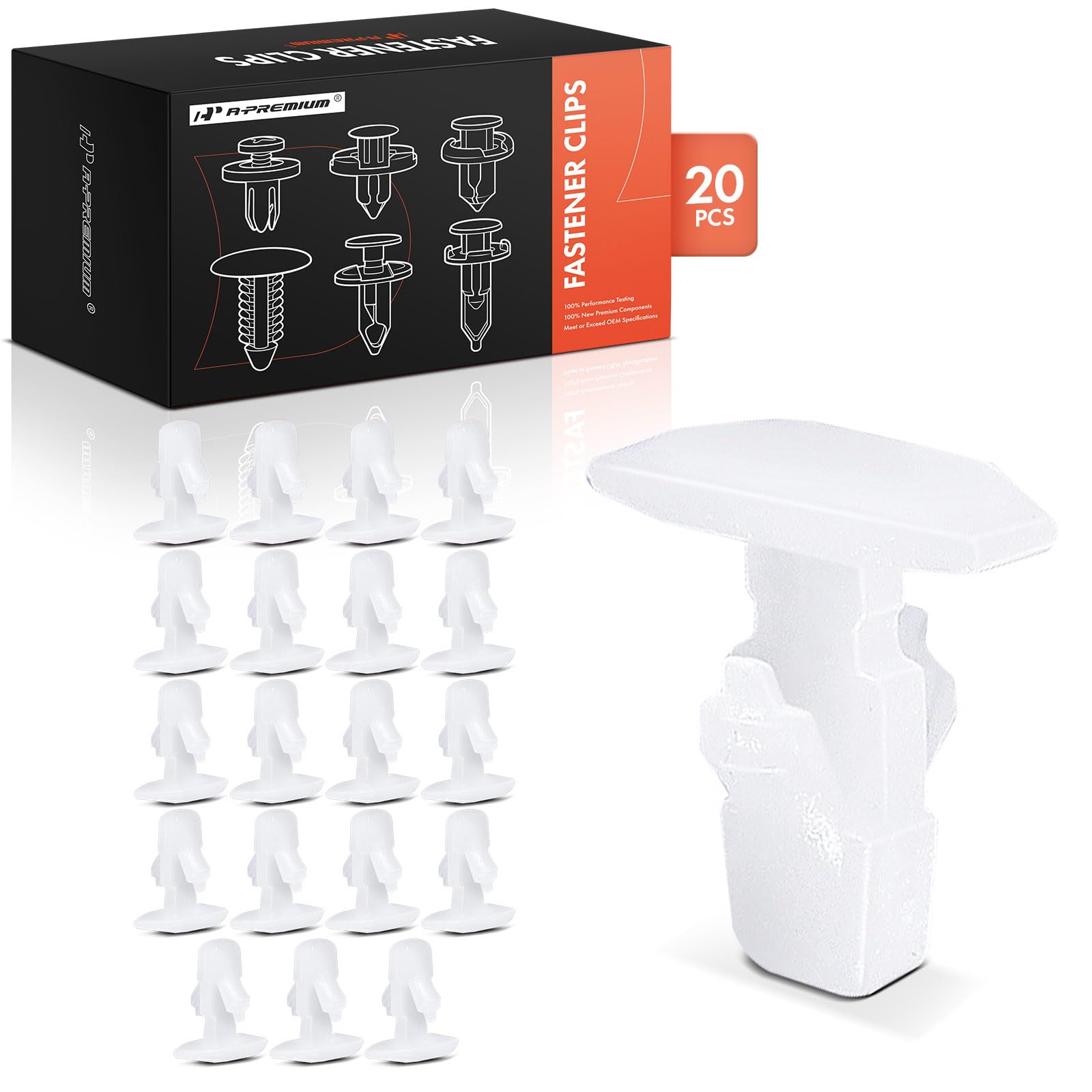 A-Premium 20 PCS Retainer Clip Fasteners Compatible with Mazda CX